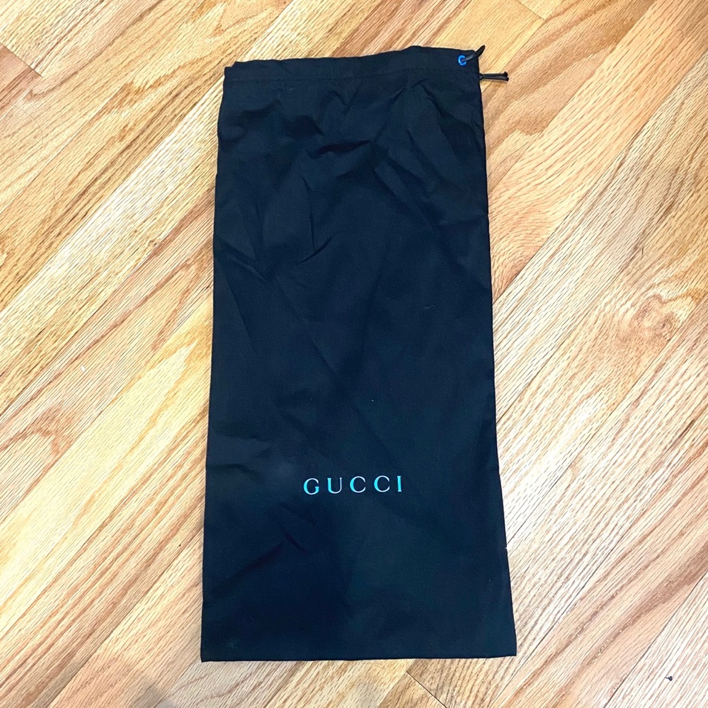 GUCCI BLACK BLUE DUST BAG